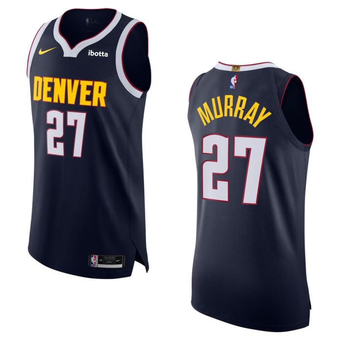 #27 Jamal Murray Navy Authentic Jersey