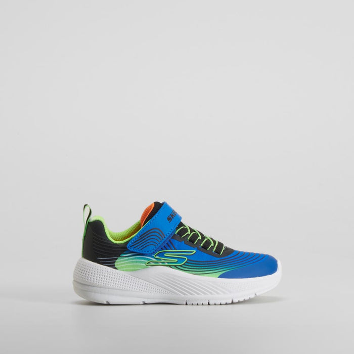 Deportiva Microspec Advance velcro azul SKECHERS