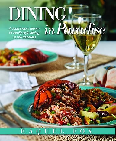 Front of book showing a plate of food and a glass of white wine.