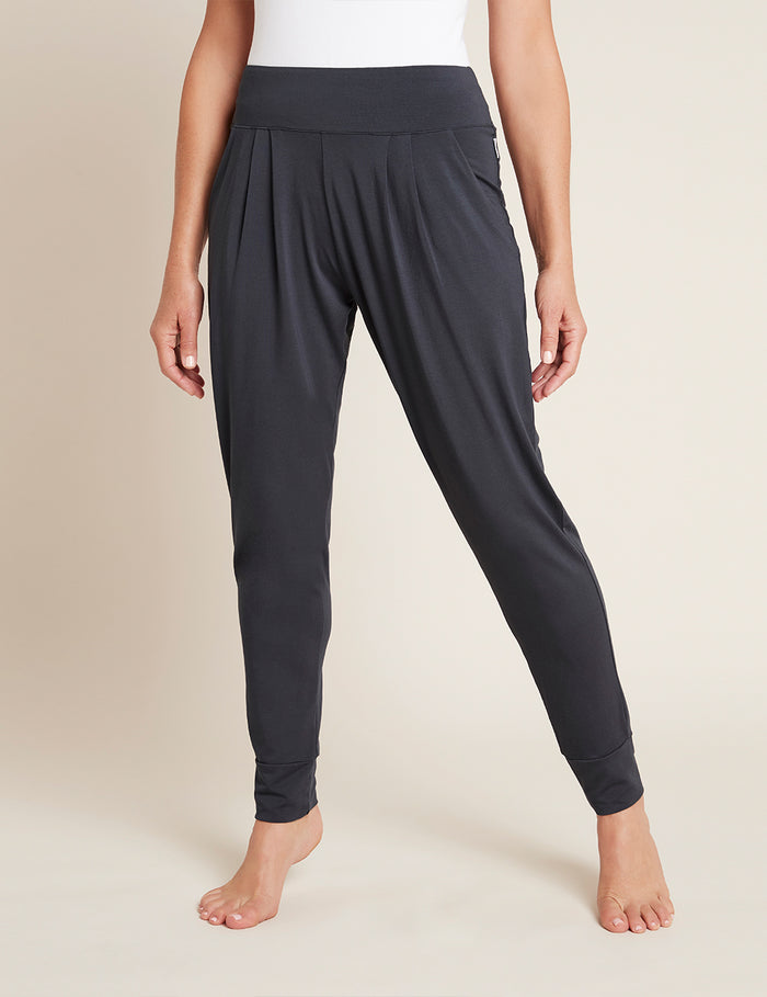 Black Vegan Organic Women's Lounge Pants | Women's Bamboo Lounge Pants Black | Natural Women's Loungewear Pants