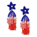 Firework Seed Bead Earrings