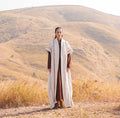 Flavia Brown Long Dress & Jacket Set