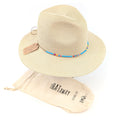 Foldable Panama Hat with Loop - 57cm