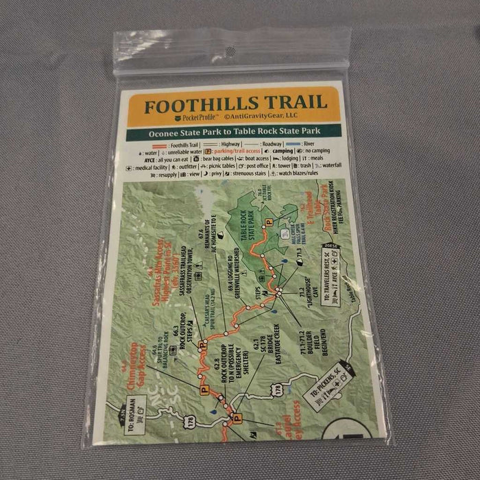 Foothills Trail Pocket Profile