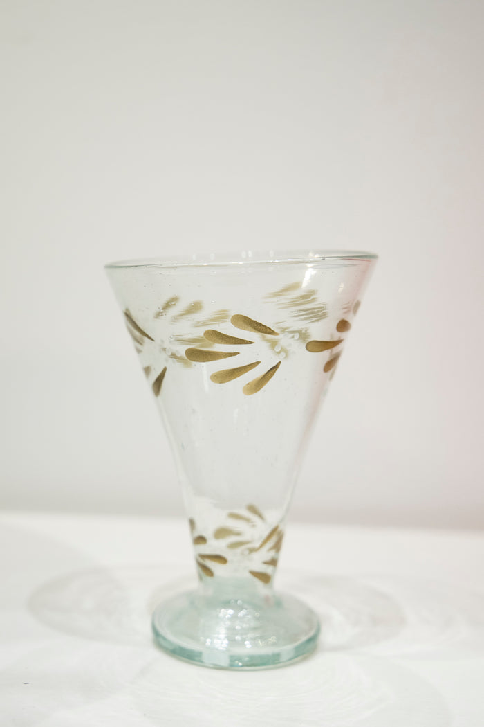 Hand Painted Glass Cup