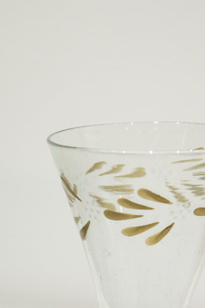 Hand Painted Glass Cup
