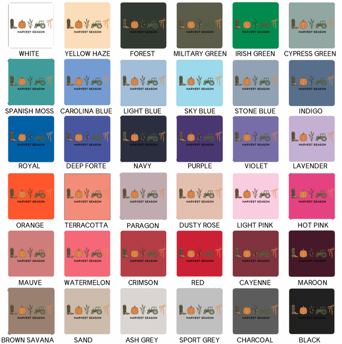 Harvest Season Symbols– Crewneck