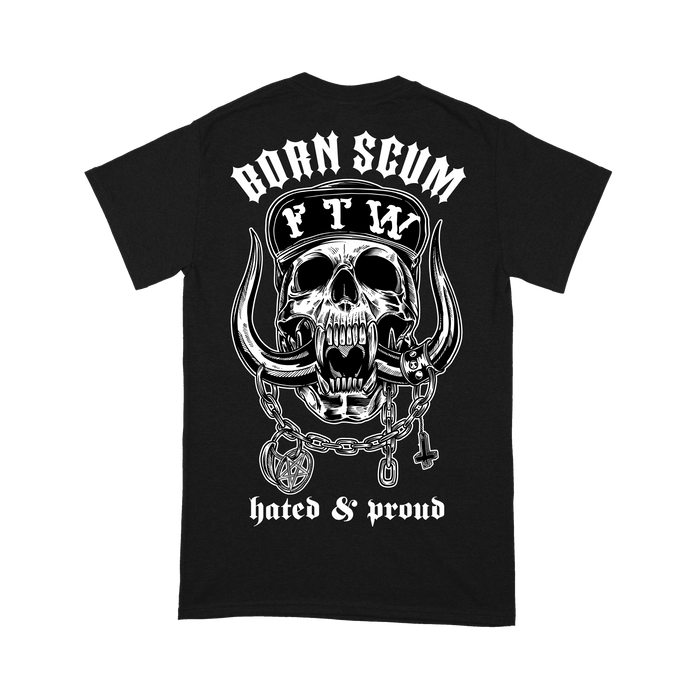 HATED & PROUD T-SHIRT - Born Scum Clothing Co