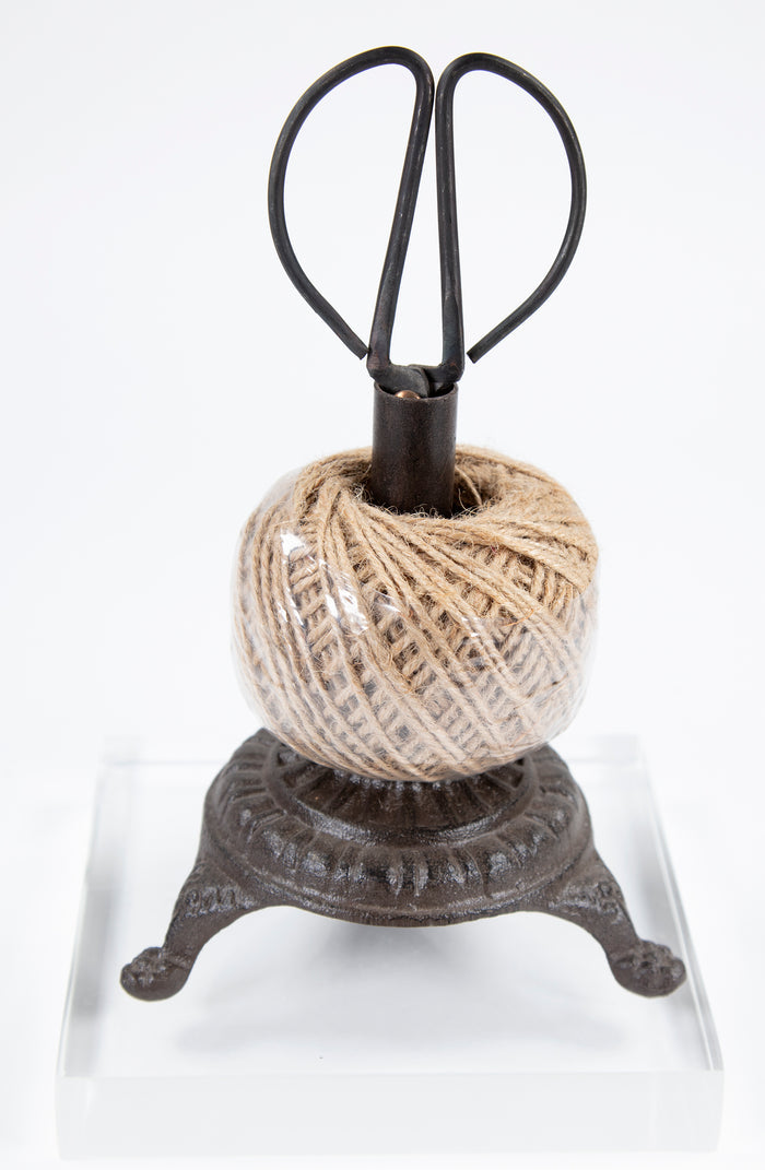 Iron Twine holder & Scissors