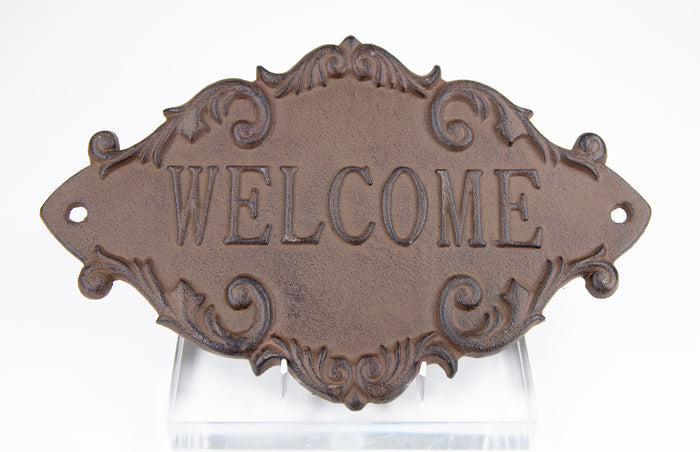 Iron Welcome Sign