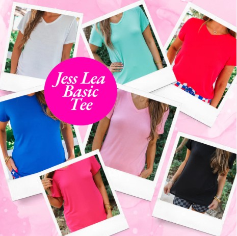 Jess Lea basic tee — women's everyday casual t-shirt | All Put Together