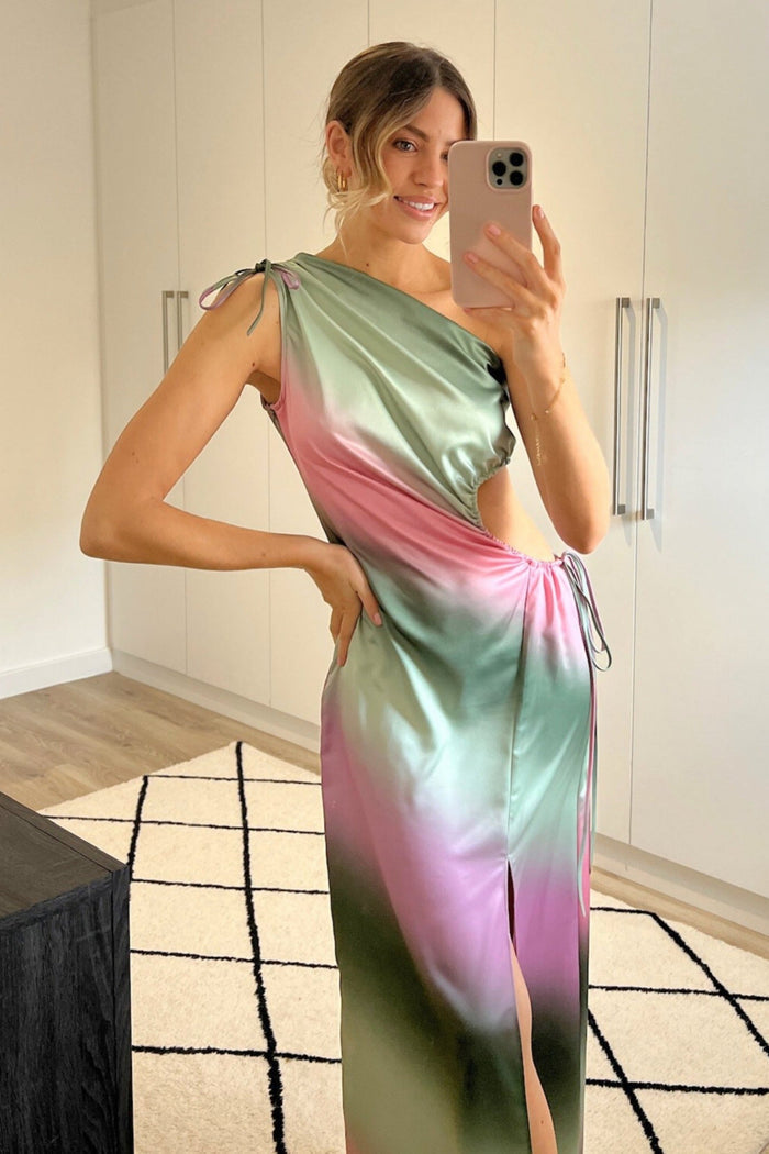 Jovie Cut Out Maxi Dress / Ombre - Style Cheat