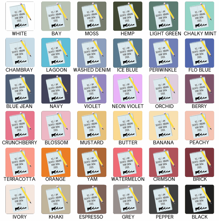 Judging Stock– Comfort Colors T-Shirt