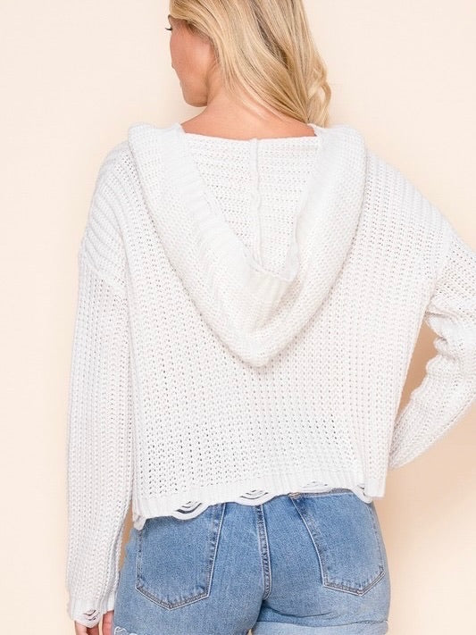 Kennedy Hoodie in White
