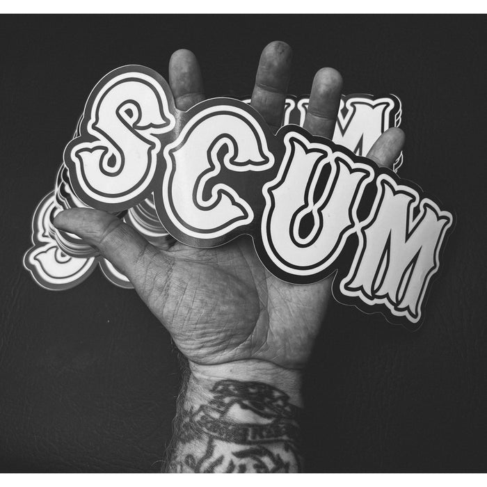 LARGE SCUM STICKER