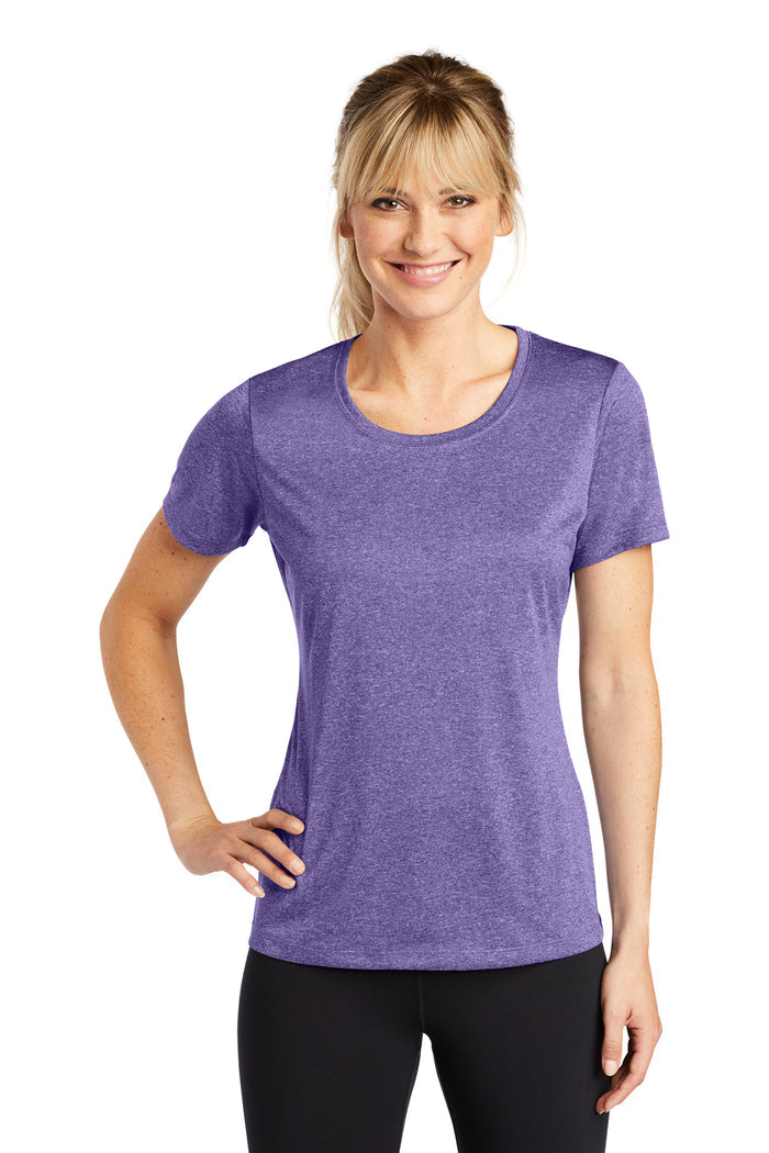 LST360  Sport-Tek® Women's Heather Contender™ Scoop Neck Tee - The Lemon Print & Design Studio