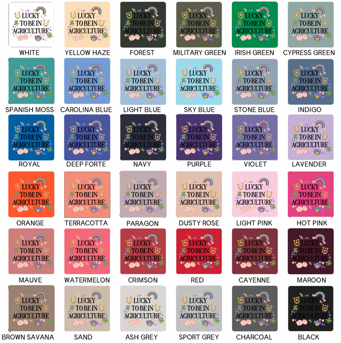 Lucky To Be In Agriculture– Crewneck