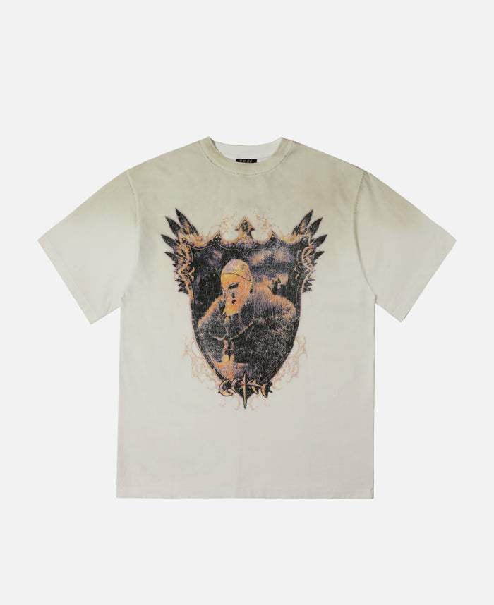 Luminous Dawn Astral Knight Destroyed T-Shirt (White)