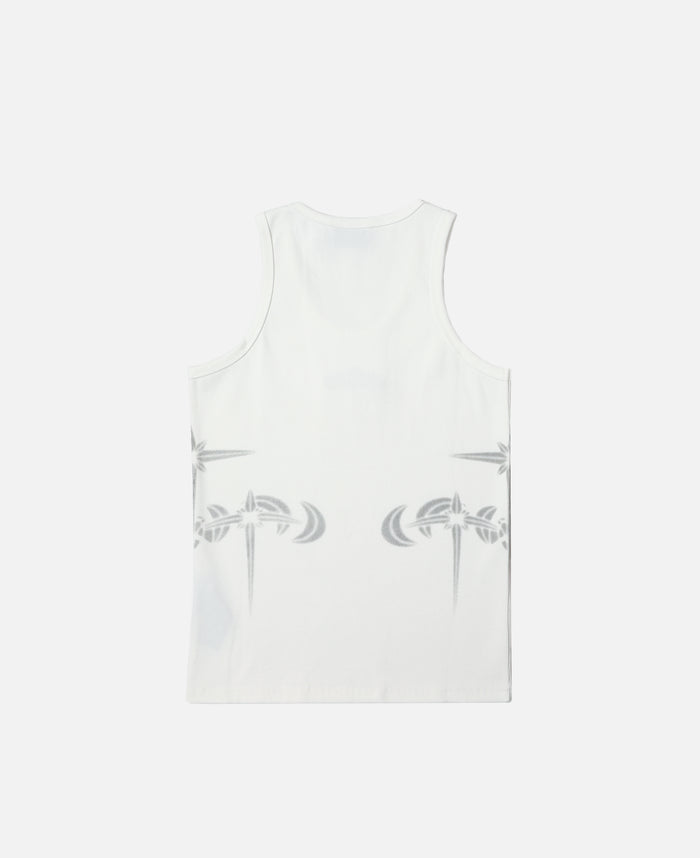 Luminous Dawn Astral Metal Logo Vest (White)