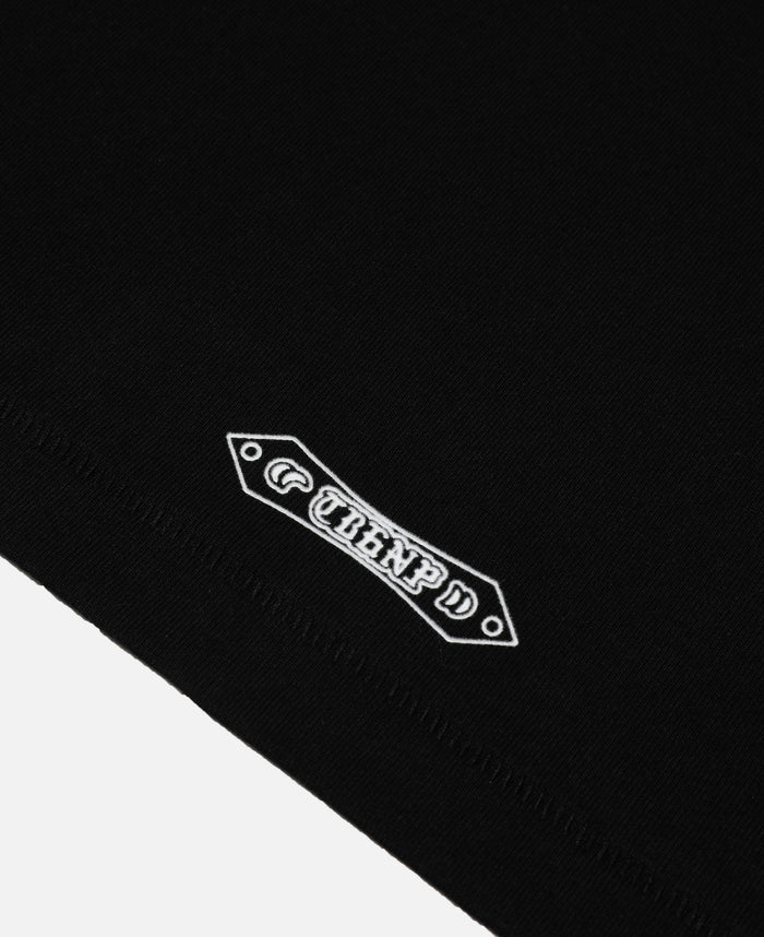 Luminous Dawn Specter Flocked T-Shirt (Black)