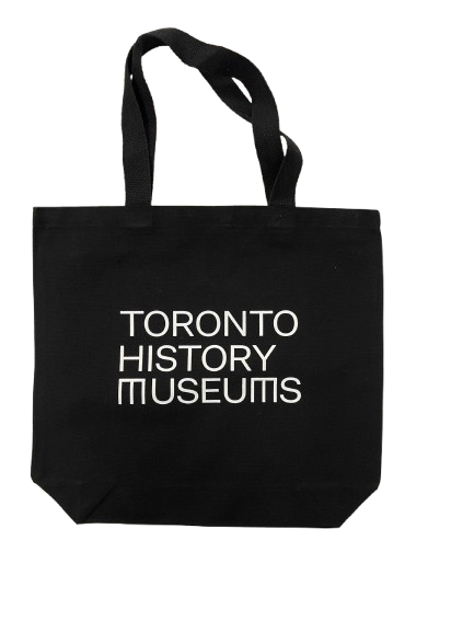 Black tote with Toronto History Museums