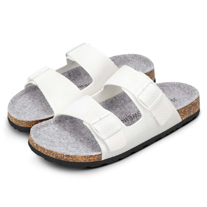 Giesswein Merino Slides Men - Arctic white 011