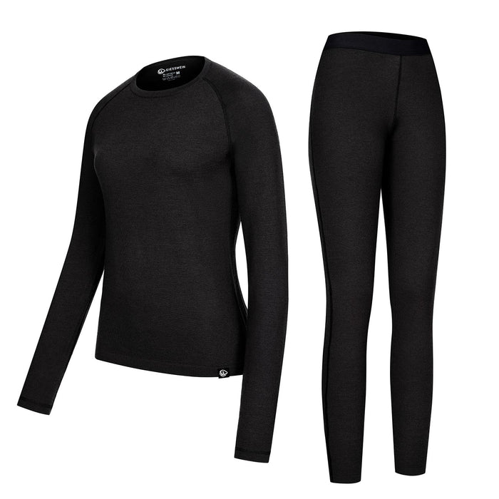Giesswein Merino Thermo Set Women - black 022