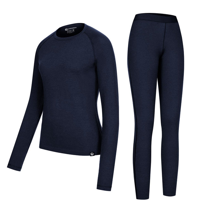 Giesswein Merino Thermo Set Women - ocean blue 540