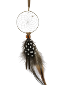Metal dream catcher in brown