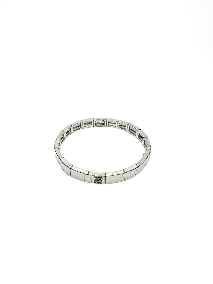 Sparkly Stretch Bracelet in Silver