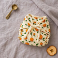 Mimi Muslin Wipes | Citrus Grove | Orchard | 100% Muslin Cotton, Reusable | Pack of 6