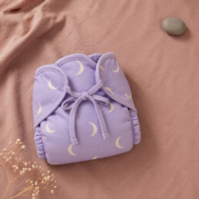 Mimi Muslin Wipes | Crescent Moon Scatter | Monsoon Magic | 100% Muslin Cotton, Reusable | Pack of 6