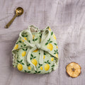 Mimi Muslin Wipes | Lemon Branch | Orchard | 100% Muslin Cotton, Reusable | Pack of 6