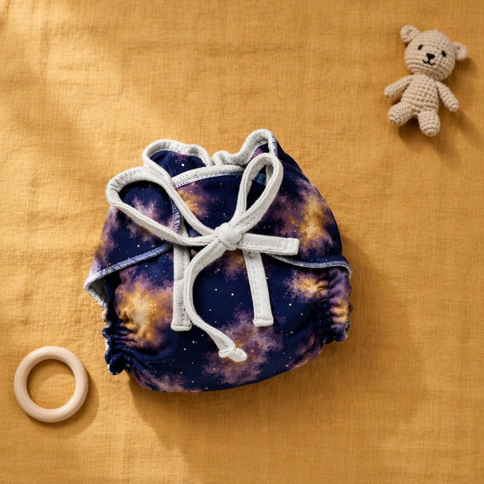 Mimi Muslin Wipes | Nebula | Stardust | 100% Muslin Cotton, Reusable | Pack of 6