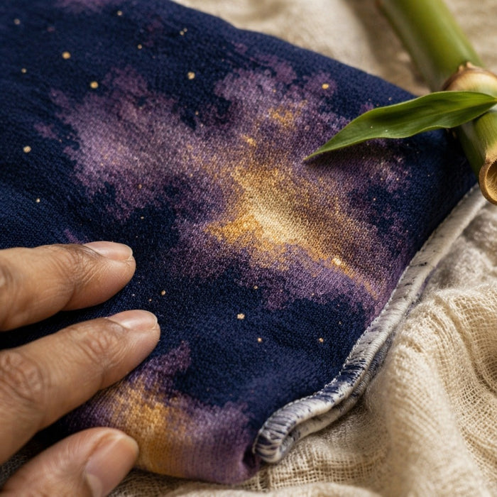 Mimi Muslin Wipes | Nebula | Stardust | 100% Muslin Cotton, Reusable | Pack of 6
