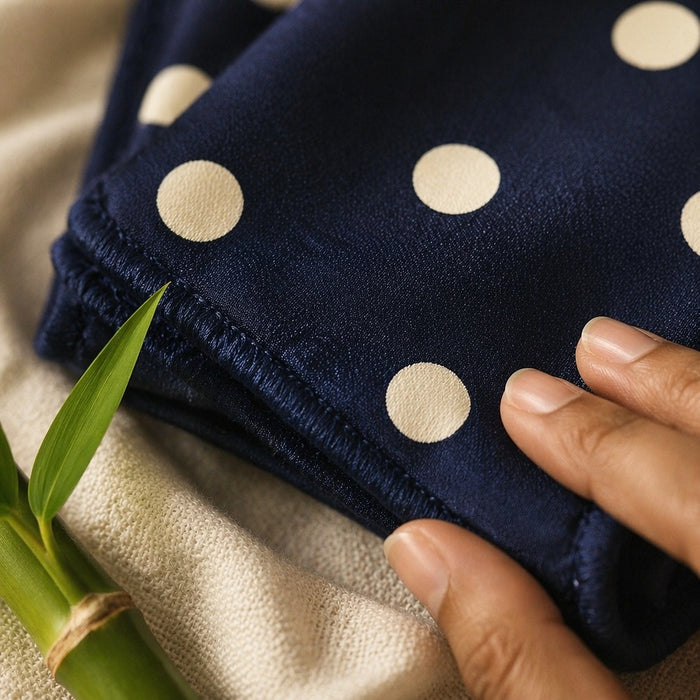 Mimi Muslin Wipes | Polka Dots | Geo Play | 100% Muslin Cotton, Reusable | Pack of 6