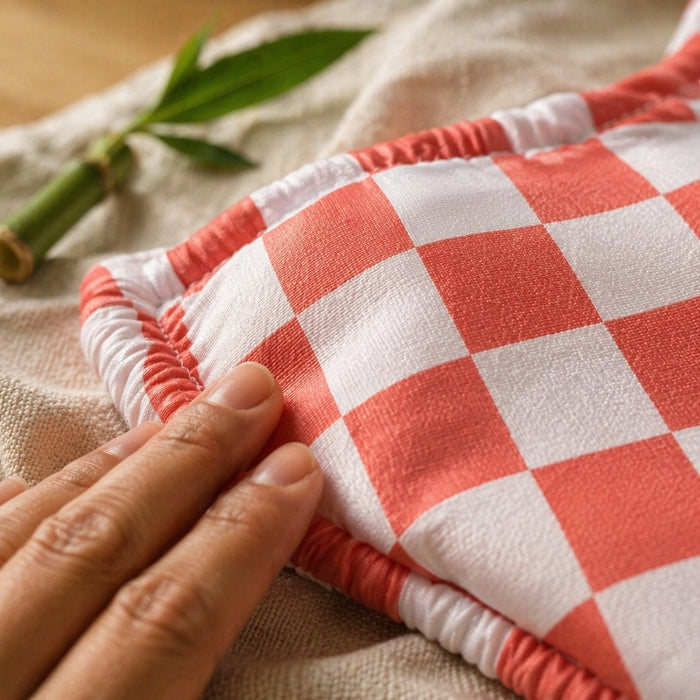 Mimi Potty Training Pants | Checkerboard | Geo Play | Bamboo-Cotton, Pull-Up, Semi-Waterproof | 9M-4Y