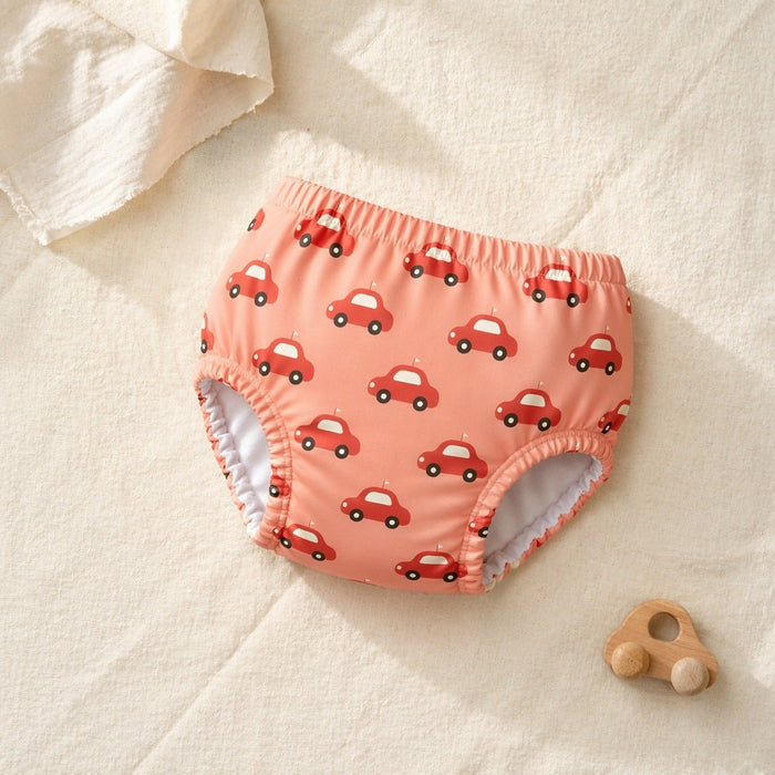 Mimi Potty Training Pants | Little Car | Little Voyager | Bamboo-Cotton, Pull-Up, Semi-Waterproof | 9M-4Y