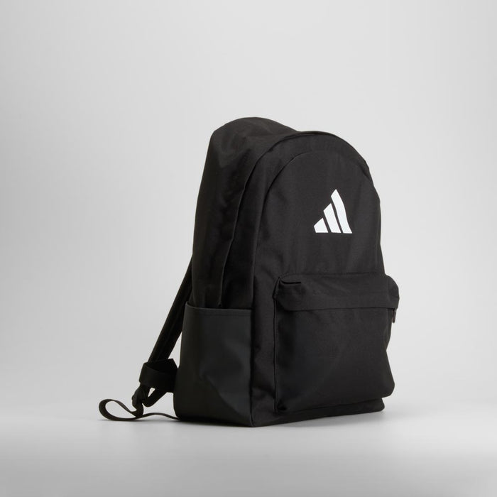 Mochila negra logo blanco ADIDAS