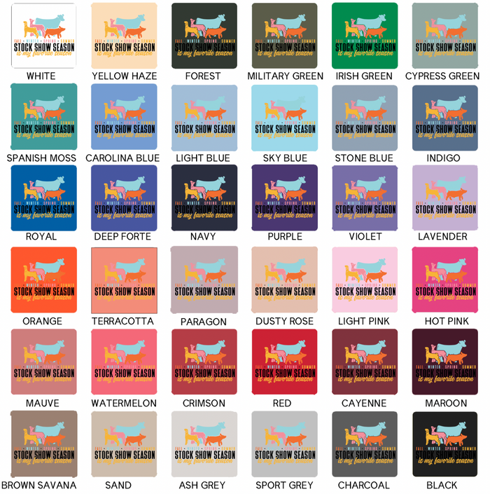 My Favorite Season Is Stock Show Season– Crewneck