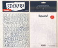 Pack d'autocollants réfléchissants amovibles Enfant Thousand Jr. Lots of Letters