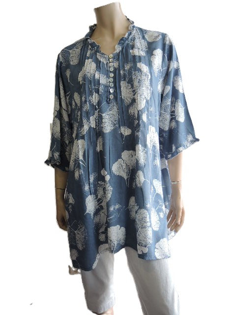 Party Girl Rayon Frilled Neck Top