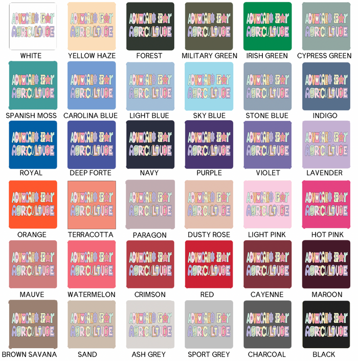 Pastel Advocate for Agriculture– Crewneck