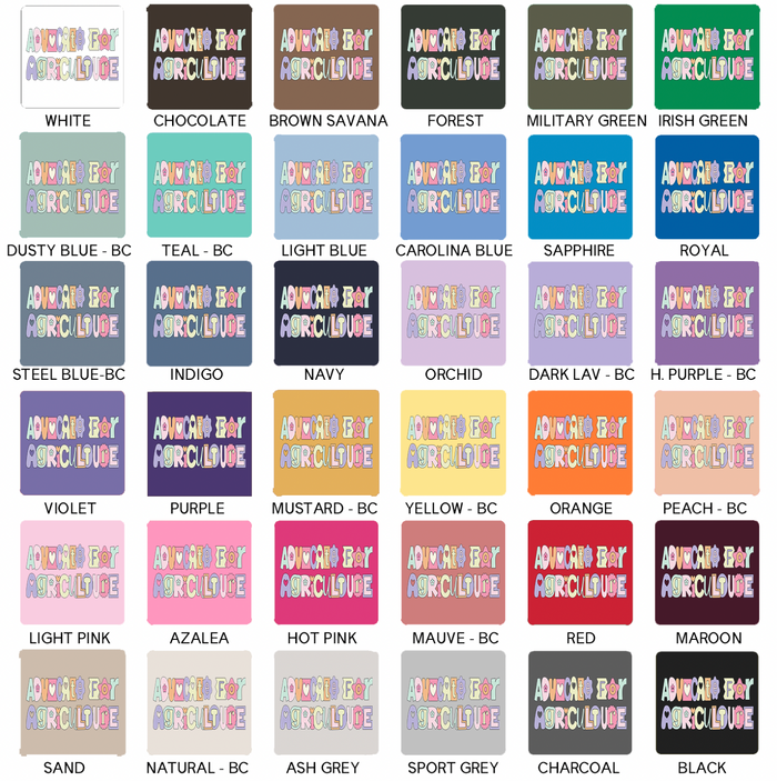 Pastel Advocate for Agriculture– Hoodie