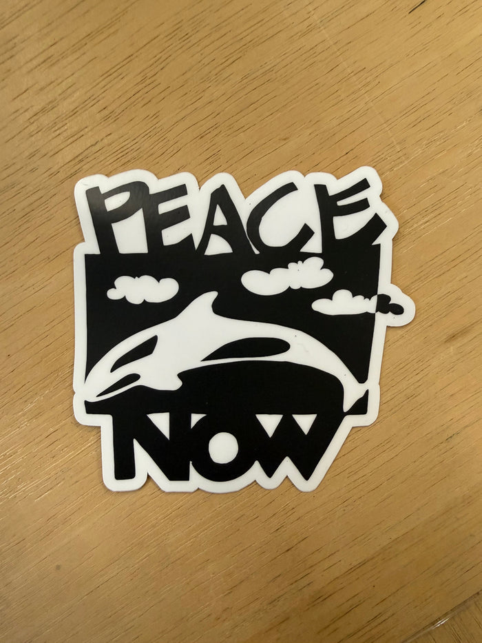 PEACE NOW Eco Vinyl Sticker