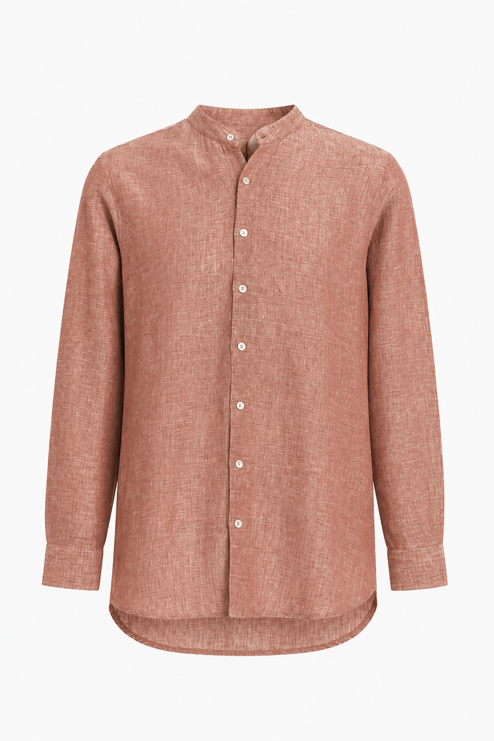 Philippe Linen Dusty Rose Shirt