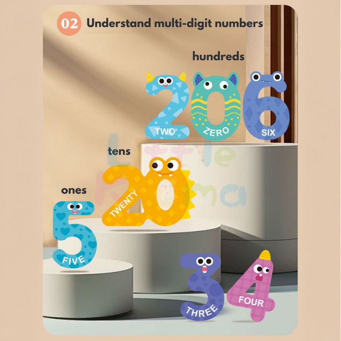 Ready Stock Magnetic Alphabet & Number Puzzle Early Learning Toy for Kids 3 Years + - Little Kooma