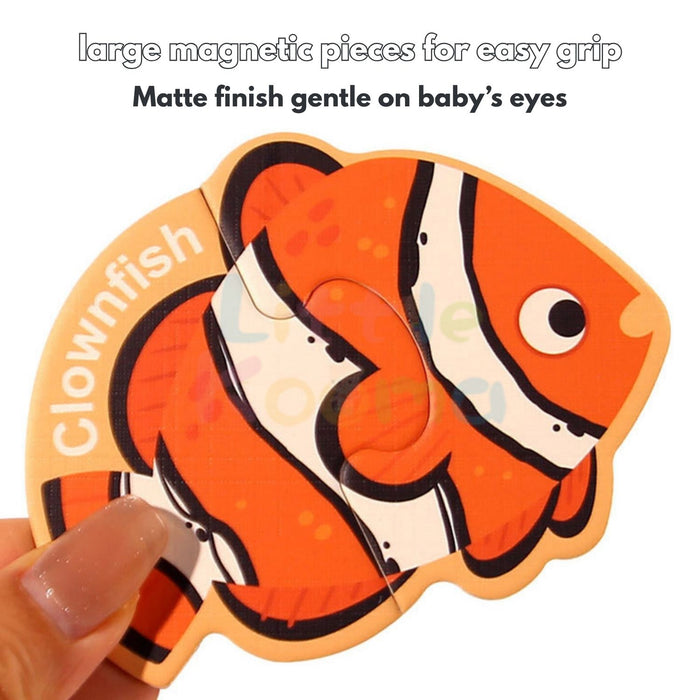 Ready Stock Magnetic Alphabet & Number Puzzle Early Learning Toy for Kids 3 Years + - Little Kooma