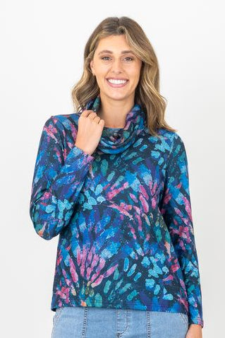 Renoma Soft Knit Top with Snood