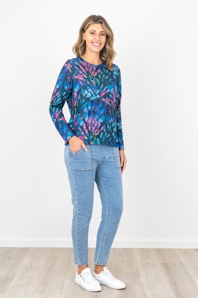 Renoma Soft Knit Top with Snood